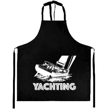 Discover Yachting white Aprons
