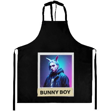 Discover Bunny Boy Card Design Aprons