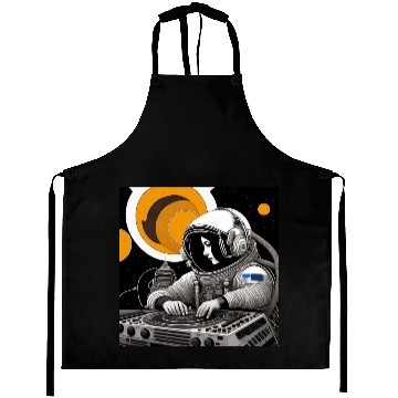 Discover Intricate detailed artwork of astronauts using Aprons