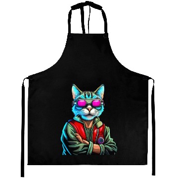 Discover worker cat, mom Aprons