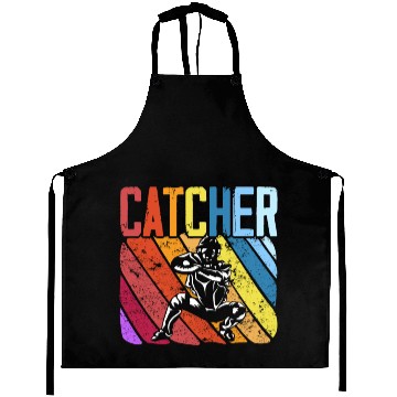 Discover Baseball Lover Baseball Player Baseball Catcher Aprons