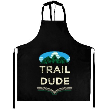 Discover Trail Dude Hiking Mountain Hiker Summit Wildlife T Aprons