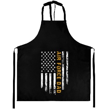 Discover USA Flag Air Force Dad PILOT Aprons