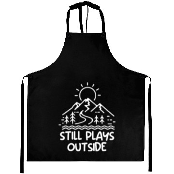 Discover Nature boy Mountain funny Still playing outside Aprons
