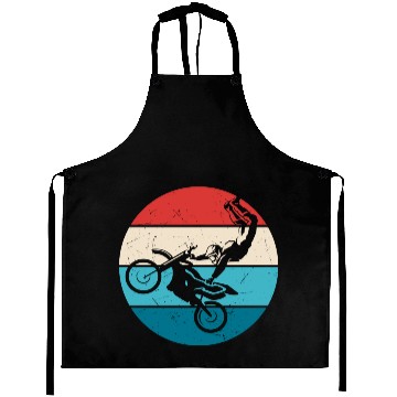 Discover Freestyle Motorcyclist Retro Aprons