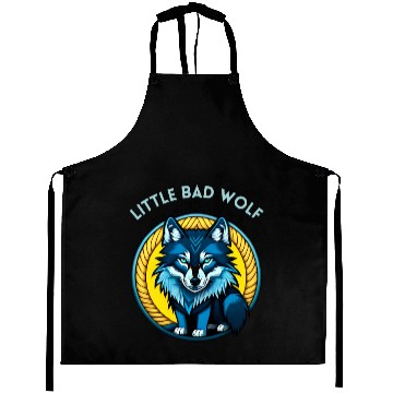 Discover Little Bad Wolf Graphic Aprons