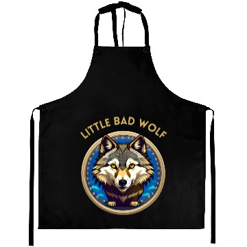 Discover Little Bad Wolf Graphic Aprons