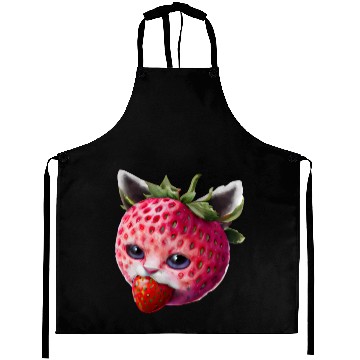 Discover strawberry cat Aprons