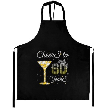 Discover Cheers 60 Years Old 60th Birthday Girl Women 60 Aprons
