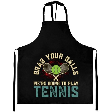 Discover GRAB YOUR BALLS TENNIS 2 Aprons