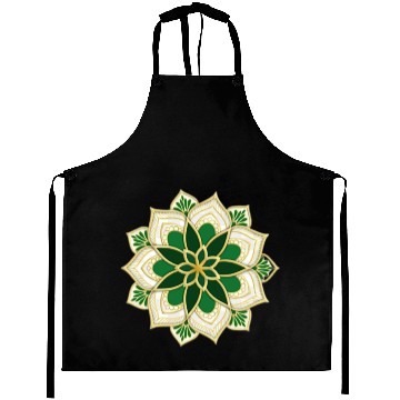 Discover green mandala for islamic holidays Aprons