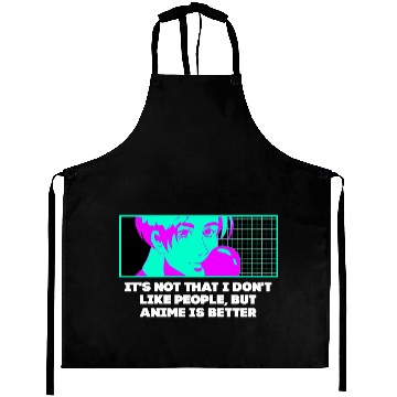 Discover Anime Is Better Japanese Introvert Japan Antisocia Aprons