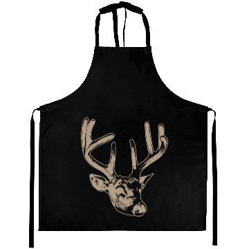 Discover beige deer head Aprons