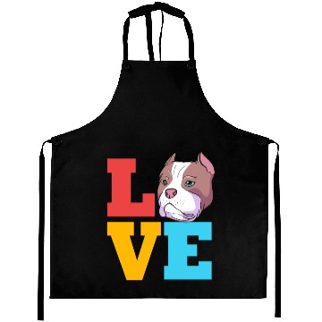 Discover Bully Dog Lover I Love My American Bully Aprons