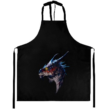 Discover Fierce Dragon Head Aprons