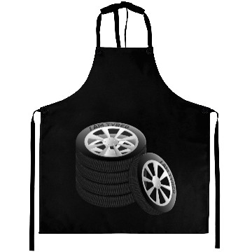 Discover I am Tyred (Tired) - Punny Meme Design (Variant 2) Aprons