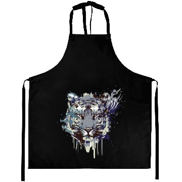Discover Tiger head artwork design Aprons