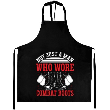 Discover Soldier not just combat boots military army Aprons
