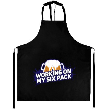 Discover Beer Gym Six Pack Aprons
