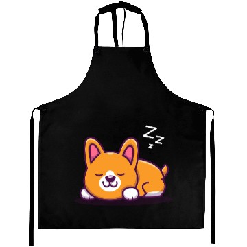 Discover Cute Corgi Sleeping Aprons