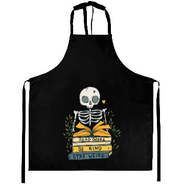 Discover Read Books Be Kind Stay Weird Aprons