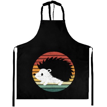 Discover Hedgehog Lover - Vintage Sunset Hedgehog Aprons