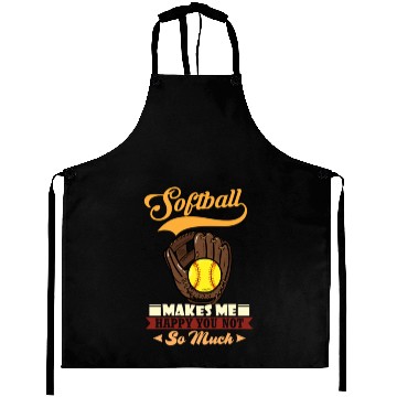 Discover Softball Player Gift Girls Team Pitcher Catcher Aprons