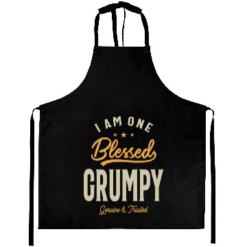Discover Blessed Grumpy Dad/Grandpa - Father's Day Aprons