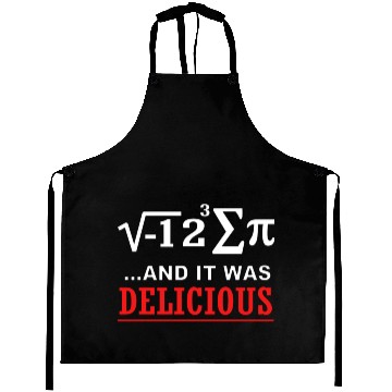 Discover Math I Ate Some Pie And It Was Delicious Pi Day Aprons