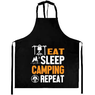 Discover Eat Sleep Camping Weekend Repeat Aprons