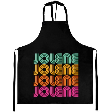 Discover Jolene Retro Vintage 70s 80s Rainbow Pink Song Sun Aprons