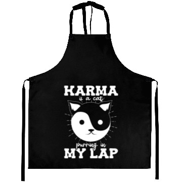 Discover Karma is a Cat Purring in My Lap Witchcraft Tarot Aprons