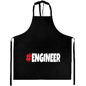Discover #engineer red&white Aprons