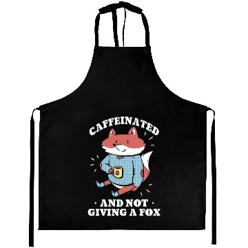 Discover Cute Dont Give A Fox Coffee Lover Aprons