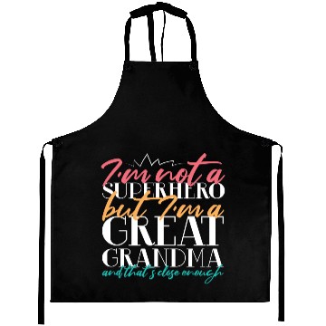 Discover Superhero Great Grandma Aprons