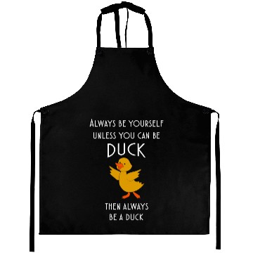 Discover Duck Lover Quote Aprons