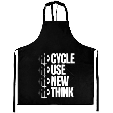 Discover Recycle Reuse Renew Rethink For Earth Day Aprons