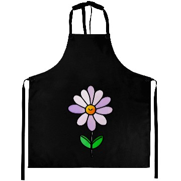 Discover Lavender Flower Art Aprons