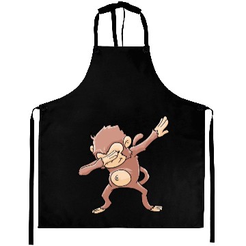 Discover Monkey Dabbing Primate Zookeeper Aprons