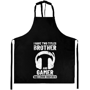 Discover Gamer Brother Gaming Aprons