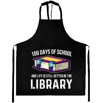 Discover 100 Days Of School Library Student Teacher Aprons