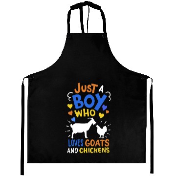 Discover Goats Chickens Farmer Goat Lover Chicken Lover Aprons