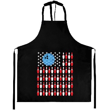 Discover US Flag Bowling Pin Aprons