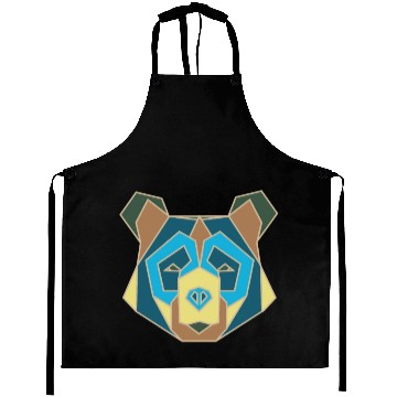 Discover geometric bear Aprons