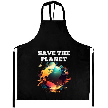 Discover Save the Planet Climate and Nature Care Aprons