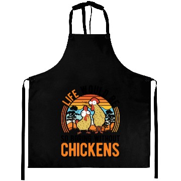 Discover Chickens Chicken Farm Farmer Aprons