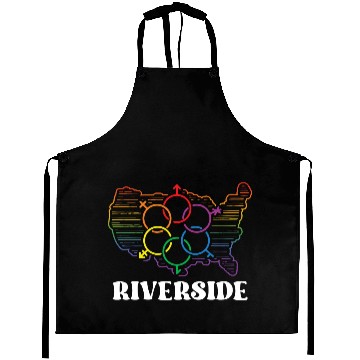 Discover Riverside Pride Month Pride Flag LGBT Community LG Aprons