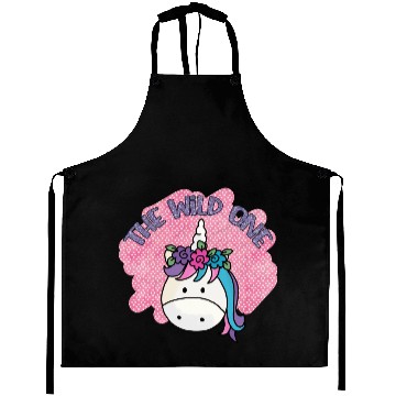 Discover The Wild One Unicorn Aprons