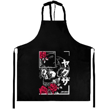 Discover japanese skull Aprons