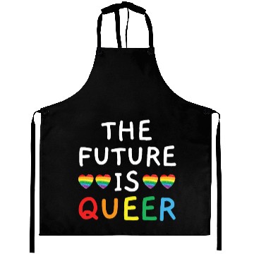 Discover The Future Is Queer LGBTQ Rainbow Pride Month Aprons